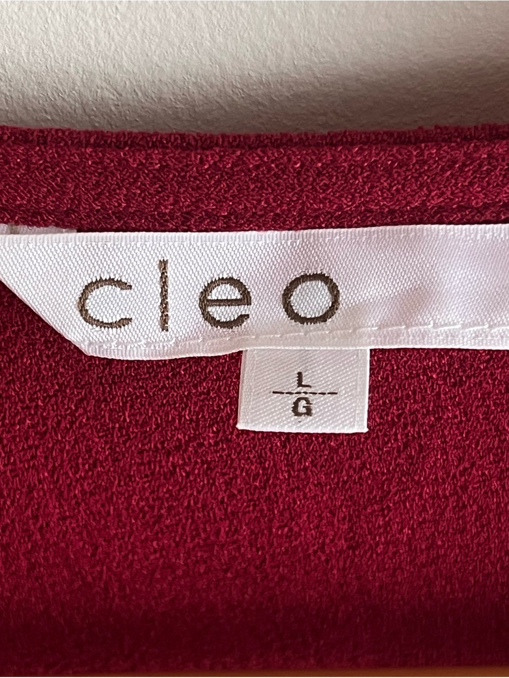 Cleo Women's Draped Open-Front Red Jacket Large - Picture 2 of 7